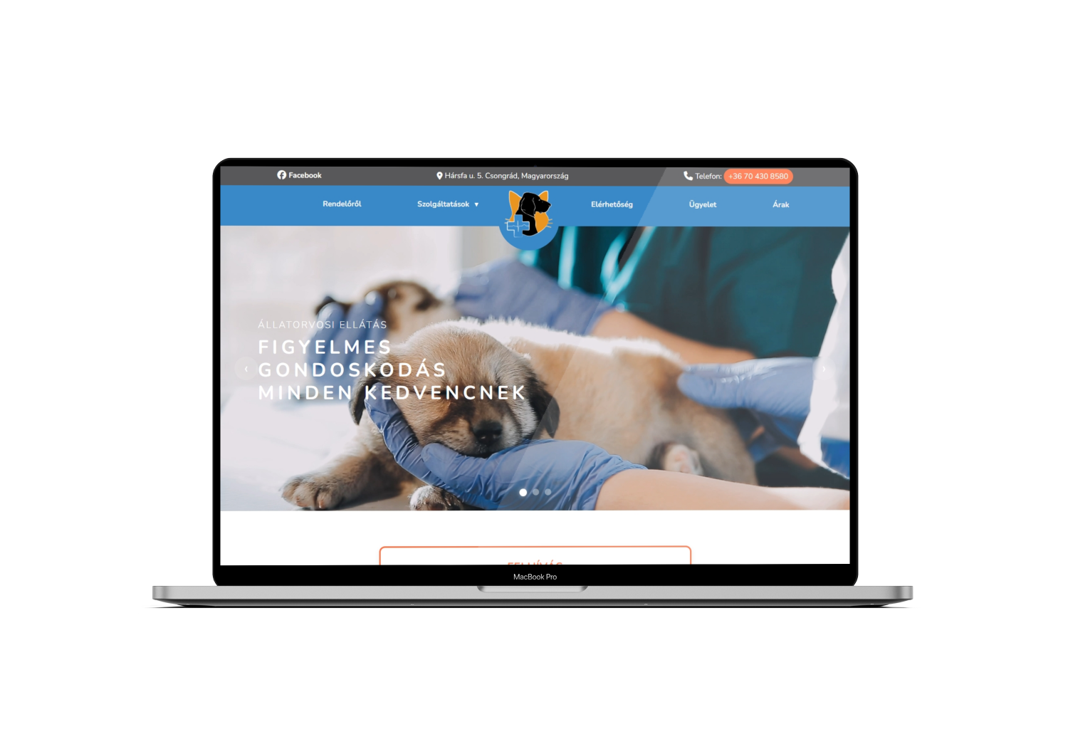 Ebklinika asztali nézet